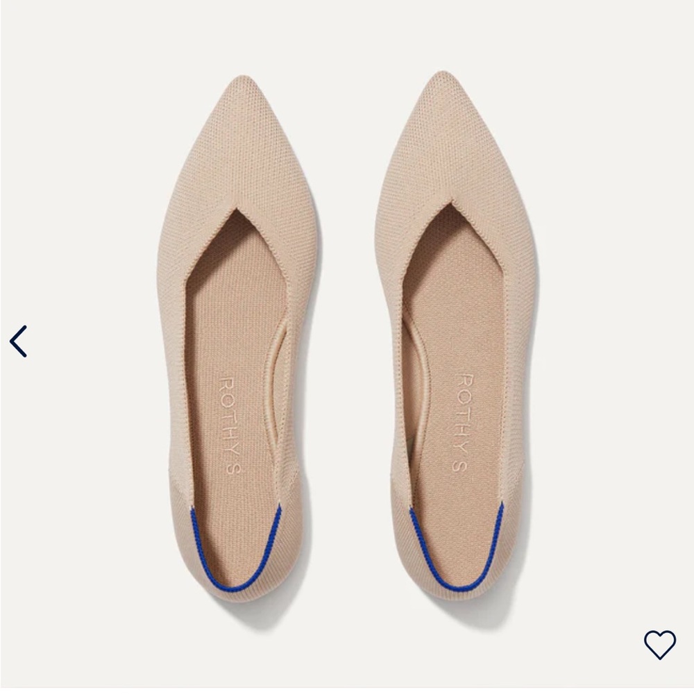 Rothys the Point in Ecru